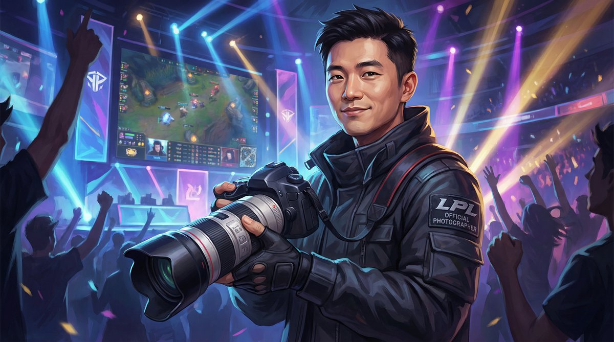 人兽电竞摄影师王浩然